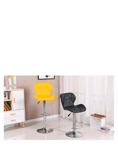 Generic Bar Chairs Swivel Height Adjustable Bar Stools PU Leather Padded Breakfast Barstools  - Image 3