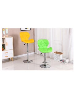 Generic Bar Chairs Swivel Height Adjustable Bar Stools PU Leather Padded Breakfast Barstools  - Image 4