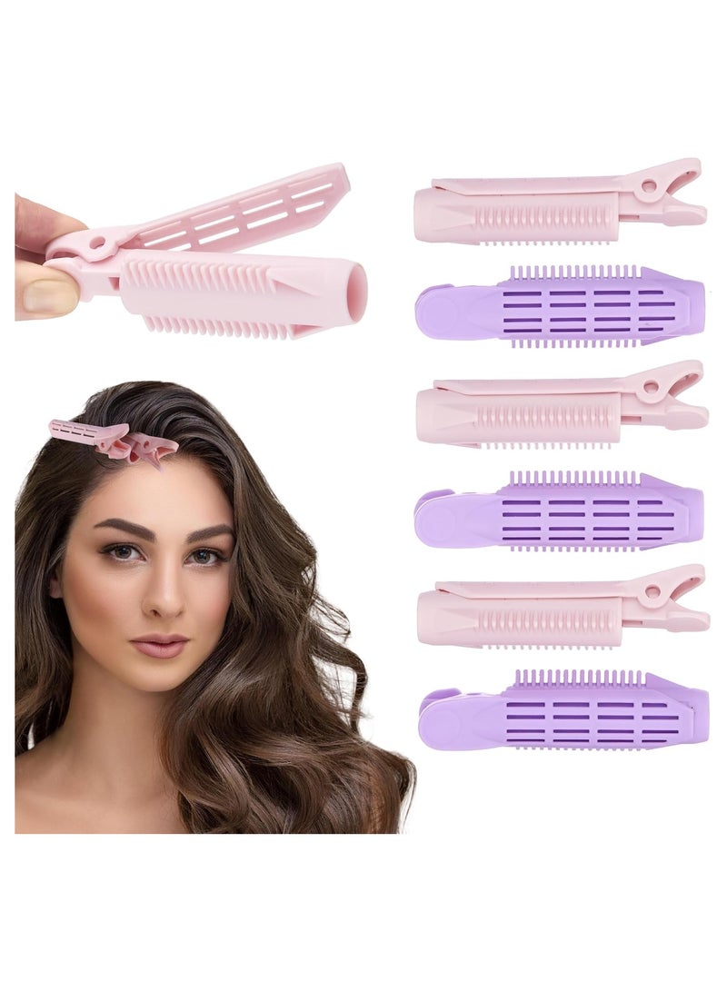 general 6pc Volumising Hair Root Lifter - Women's Quality Hair Accessories, Heat Resistant Hair Root Lifter Volumising Hair Clip Set, Volumising Curling Iron - Image 1