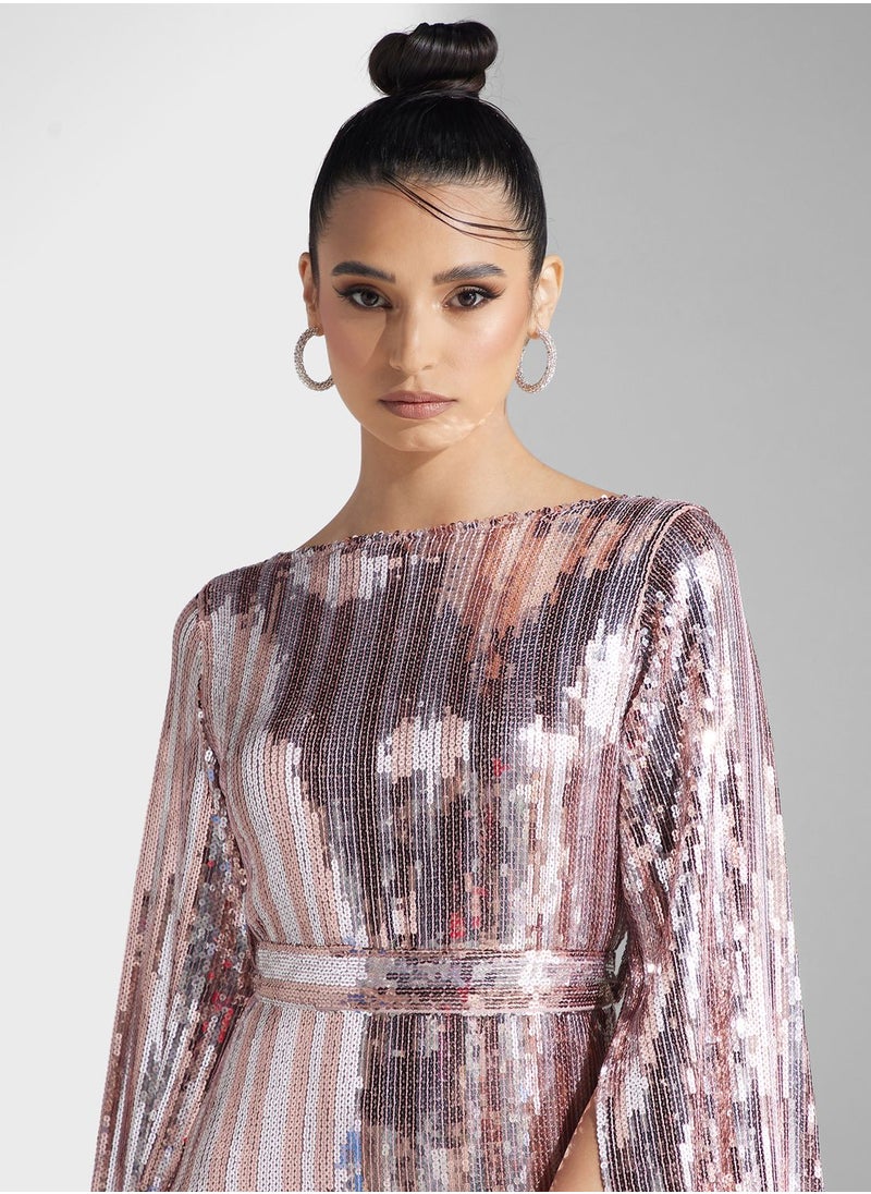 Golden Apple - Sequin Detail Dress - Image 1