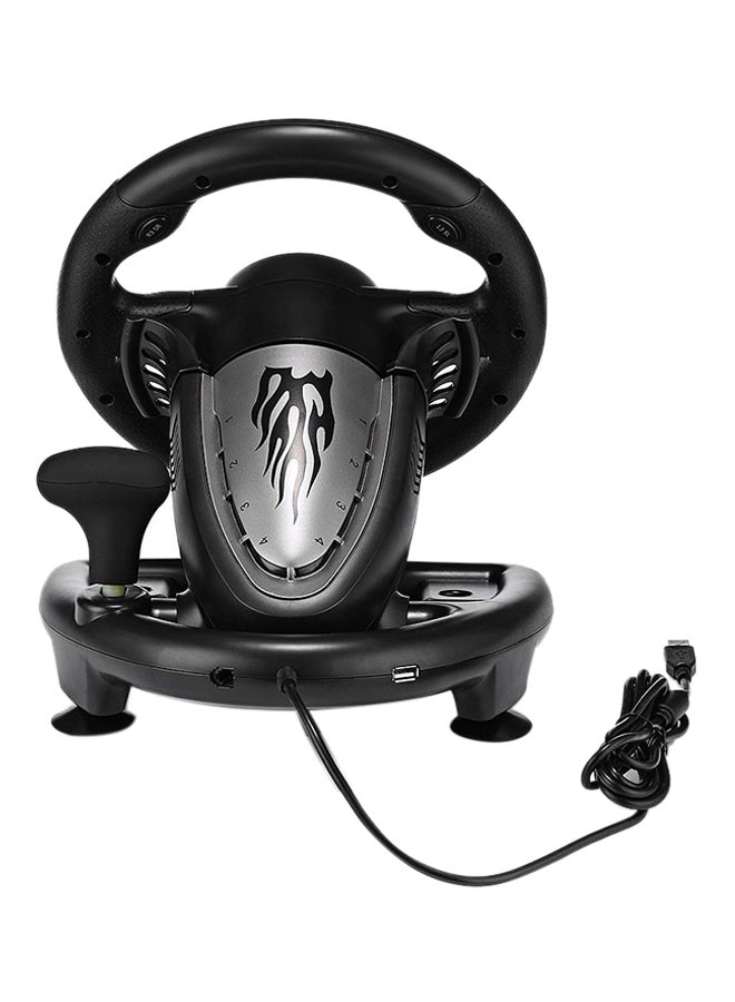 PXN V3II Racing Game Steering Wheel With Brake Pedal - Image 2