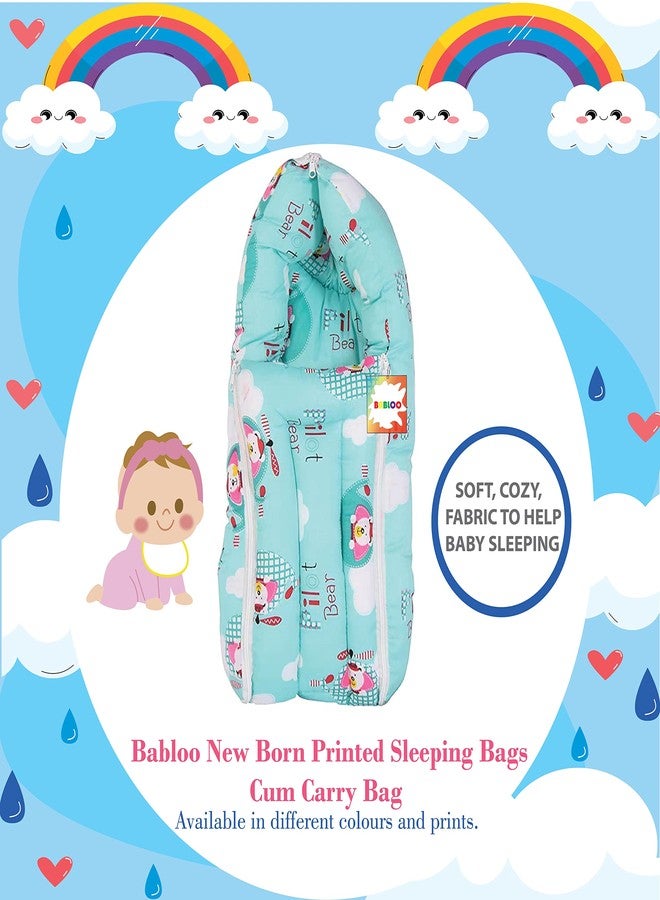 Babloo New Born Carry Bag Cum Baby Carry Bed (0-6 Months) Sea Green - Image 2