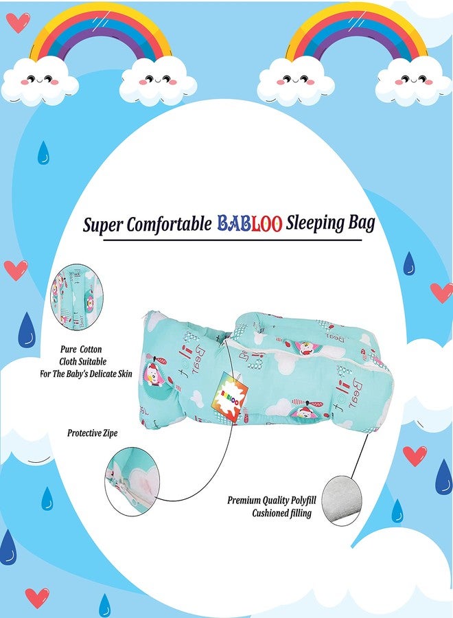 Babloo New Born Carry Bag Cum Baby Carry Bed (0-6 Months) Sea Green - Image 5