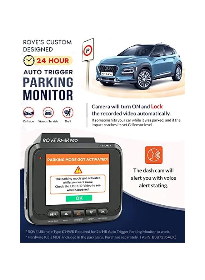 Arabest R2-4K PRO Dashcam with Built-in GPS, 5G WiFi, and 2.4 IPS Screen for Cars. 2160P UHD 30fps, Night Vision, WDR, 150° Wide Angle, 24-Hr Parking Mode. Supports up to 512GB.  - Image 5