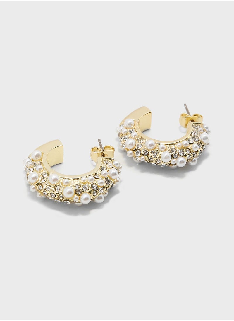 PIECES - Fpjennie Hoop Earrings - Image 1