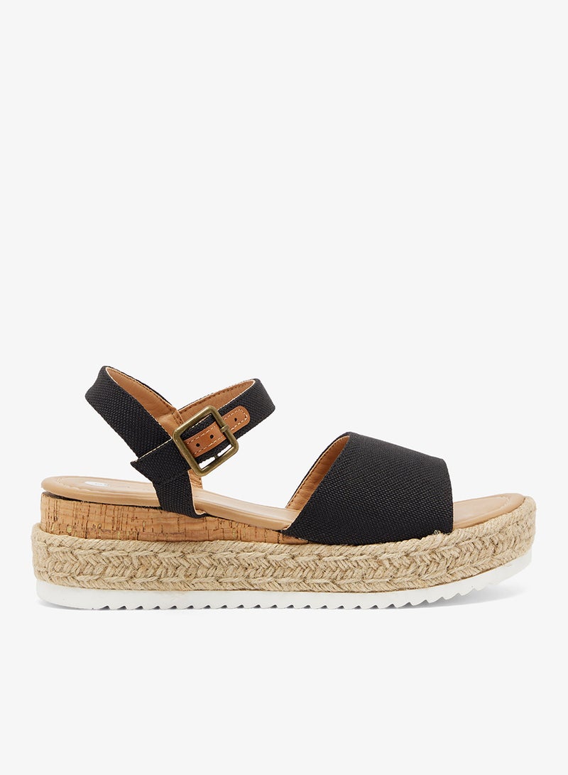 Anne Michelle Low Wedged Flatform Sandal - Image 1