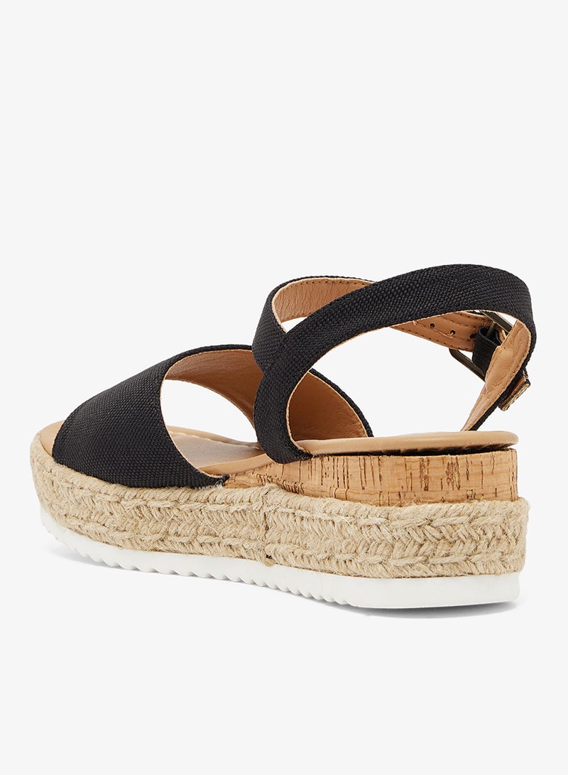 Anne Michelle Low Wedged Flatform Sandal - Image 3