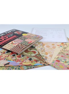Origami Paper 100 sheets Kimono Patterns 8 1/4" (21 cm): Extra Large Double-Sided Origami Sheets Printed with 12 Different Patterns (Instructions for 5 Projects Included)  - Image 3