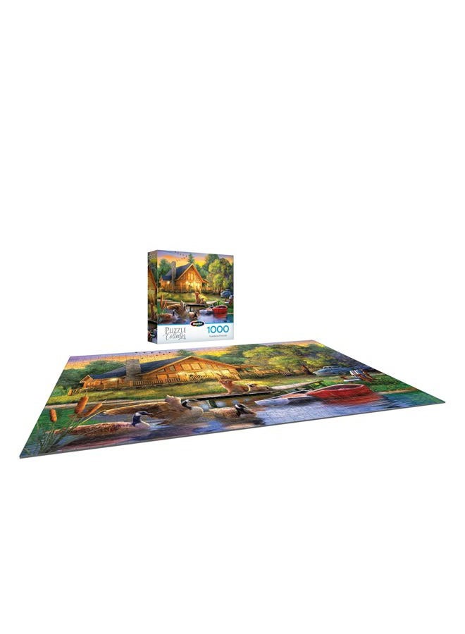 Rose Art Puzzle Collector Jigsaw Puzzle 1000pc Guardians of The Lake - Image 3