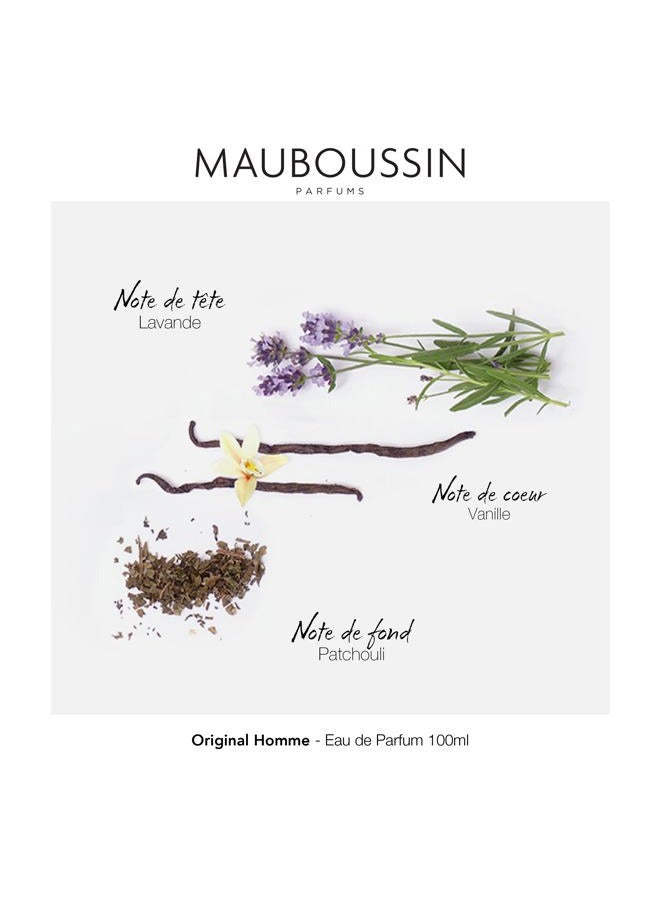 MAUBOUSSIN Original Homme 100ml (3.3 Fl Oz) - Eau de Parfum for Men - Woody & Aromatic Scents - Image 4