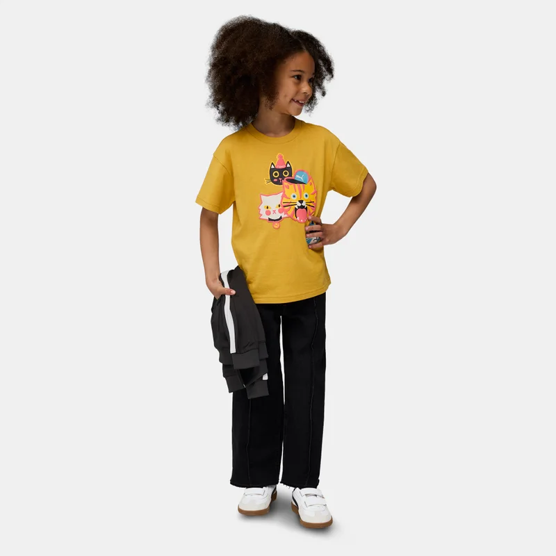 PUMA Kids' Moody Cat Graphic T-Shirt
