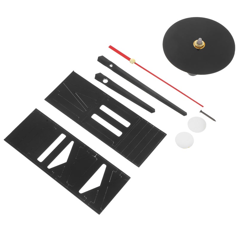 Frameless DIY Wall Clock Roman Numbers Adhesive Modern Art Wall Clock Silent 3D Sticker Home Decorations for Living Room Bedroom - Black ( -034) - Image 1