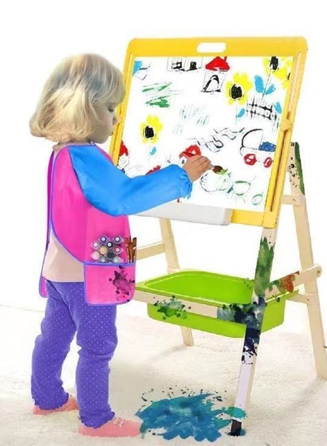 Generic Children's Long Sleeve Painting Waterproof Coverall - Image 3