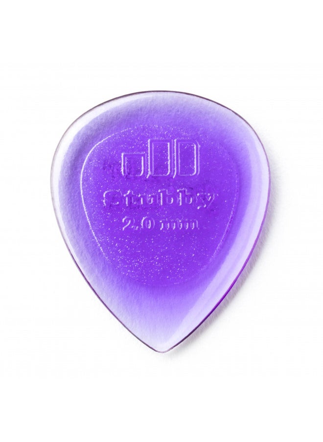 JIM DUNLOP JIM DUNLOP 474R2.0 Stubby®, Light Purple, 2.0mm, 24/Bag  - Image 1