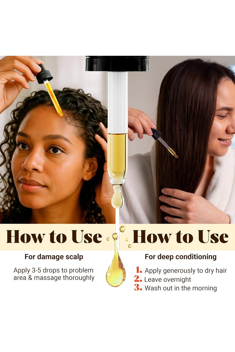 VITAL 100% Organic Batana Oil for Hair Growth - Strengthens Hair, Reduces Breakage, Enhances Shine - Raw and Pure, Non-Greasy - No Silicones, Sulfates, or Parabens - All Hair Types - 60ml - Image 5