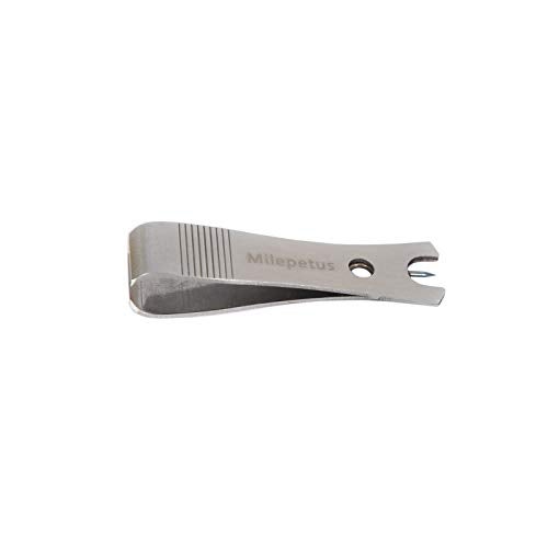 Milepetus Fishing Line Nipper Cutter Clipper with Hook Eye Cleaner Pin Fishing Stainless Steel Tool (Silver Clipper) - Image 2