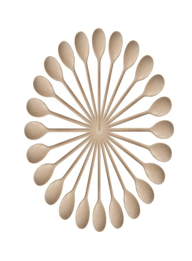 Roundsquare Kitchen Wooden Spoons Mixing Baking Serving Utensils Puppets 12 inch - Set of 24 ROUNDSQUARE - Image 1