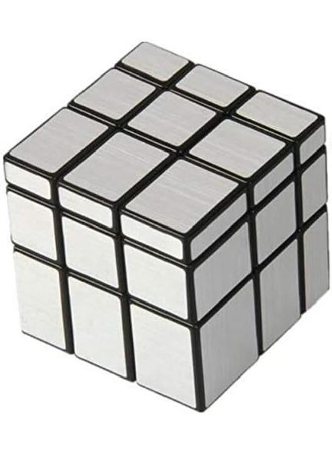 مكعب روبيك السحري من ميرور بلوكس، غير منتظم 3×3، 5.7 سم × 5.7 سم - فضي - m180 - Image 2