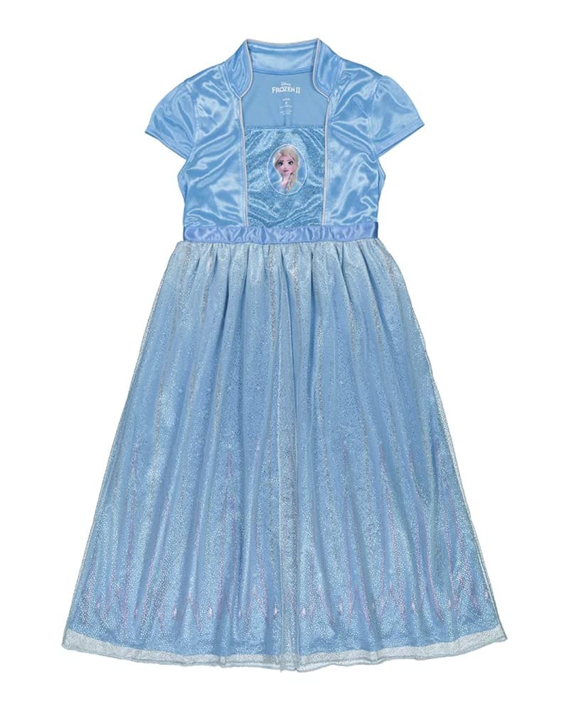 Disney Girls' Frozen 2 Fantasy Gown Nightgown, FANTASY ELSA 2, 4T - Image 1