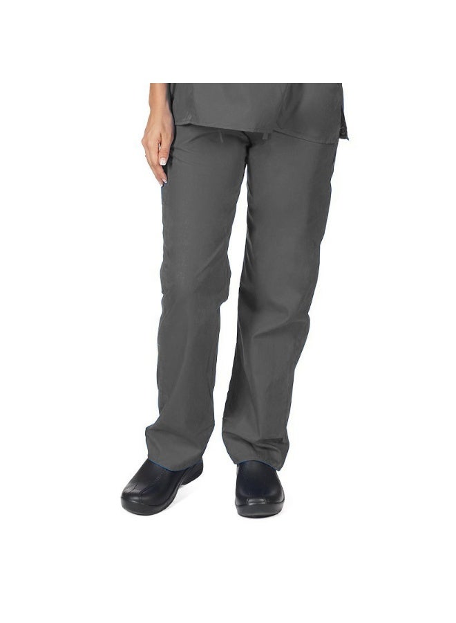 Loquat Womens Medical Scrubs trousers Medical Uniform Long trousers Gray - Image 1