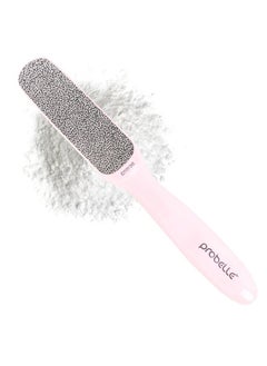 Double Sided Multidirectional Nickel Foot File Callus Remover - Immediately Reduces calluses and Corns to Powder for Instant Results, Safe Tool (Pink)