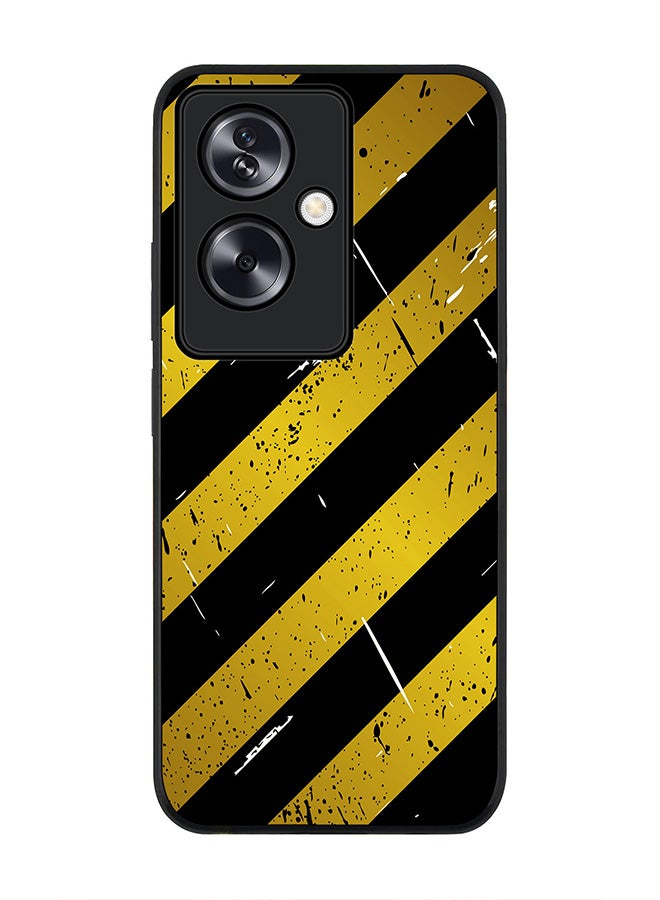 Stylizedd Rugged Black Edge Case for OnePlus Nord N30 SE, Slim fit Soft Case Flexible Rubber Edges Anti Drop TPU Gel Thin Cover - Under Construction - Image 1