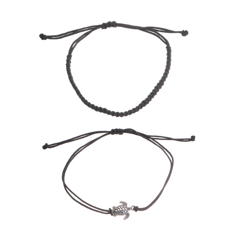 ofeankri Cross-Border Bohemian New Fashion Beach Handmade Woven Turtle Anklet Animal Beach Foot Chain - Image 5