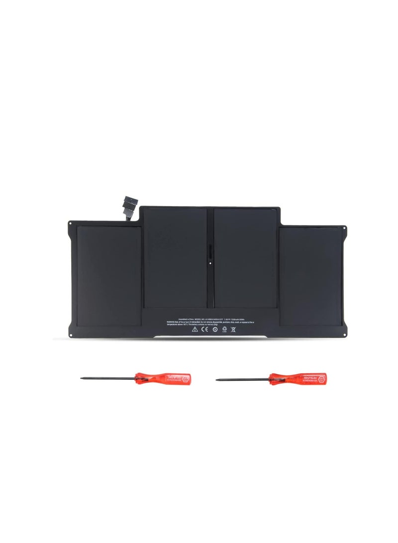 Terabyte بطارية لابتوب بديلة جديدة لجهاز ماك بوك إير 13 بوصة A1466 A1369 (2017، أوائل 2015، أوائل 2014، منتصف 2013، منتصف 2012، منتصف 2011 وإصدار أواخر 2010)، تناسب A1377 A1405 A1496 - Image 2