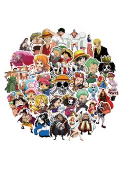 Generic 50-Piece Anime One Piece Stickers Aesthetic Sticker Waterproof Vinyl Stickers for Laptop  - Image 2