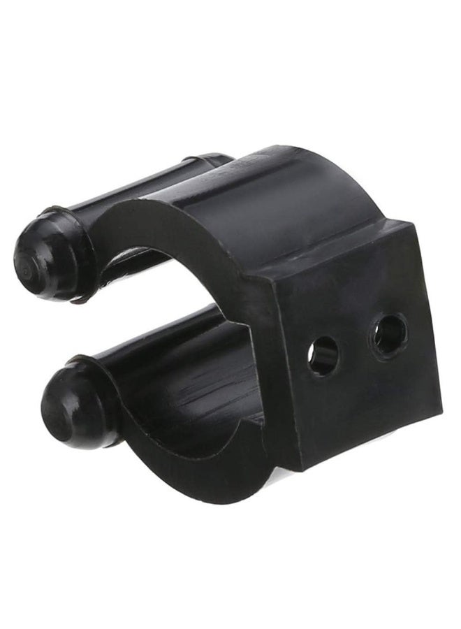 12 قطعة حامل مشابك لتحديد موقع عصا البلياردو والسنوكر وحامل صنارة الصيد ومشابك لرفوف عصي البلياردو ورف تخزين صنارة الصيد باللون الأسود (L) - Image 3