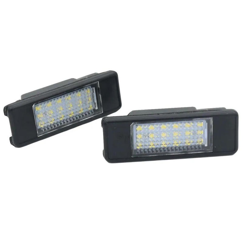 LED Number Plate Light: 2 Pcs 18 4014 SMD White 6500-7000K Lamps - High Brightness Low Power Consumption Direct Installation Car Lamp for Peugeot and Citroen Passenger Vehicles - Image 2