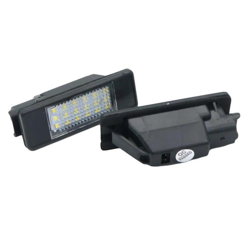 LED Number Plate Light: 2 Pcs 18 4014 SMD White 6500-7000K Lamps - High Brightness Low Power Consumption Direct Installation Car Lamp for Peugeot and Citroen Passenger Vehicles - Image 3