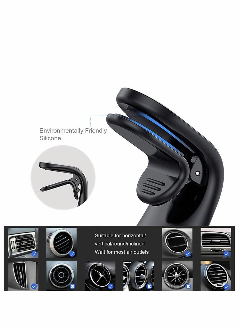 Y&D Magnetic Phone Mount for Car Air Vent 5 Magnets 360° Rotation Universal Magnet Holder Compatible With Smartphones  - Image 2