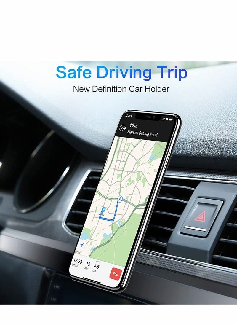 Y&D Magnetic Phone Mount for Car Air Vent 5 Magnets 360° Rotation Universal Magnet Holder Compatible With Smartphones  - Image 3