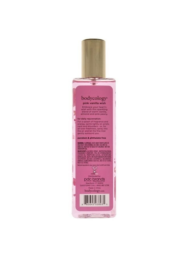 Bodycology - Pink Vanilla Wish Fragrance Mist Women 8 oz - Image 1