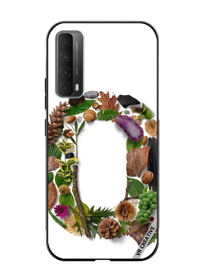 VR CREATIVE Protective Case Cover For Huawei Y7a Alphabet Q Design Multicolour - Image 1