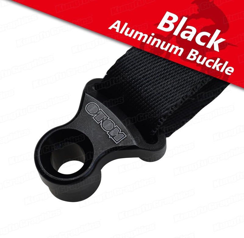 Kungfu Graphics Rear Adjustable Rescue Strap Tugger Pull Strap for Dirtbikes - Black - Image 3