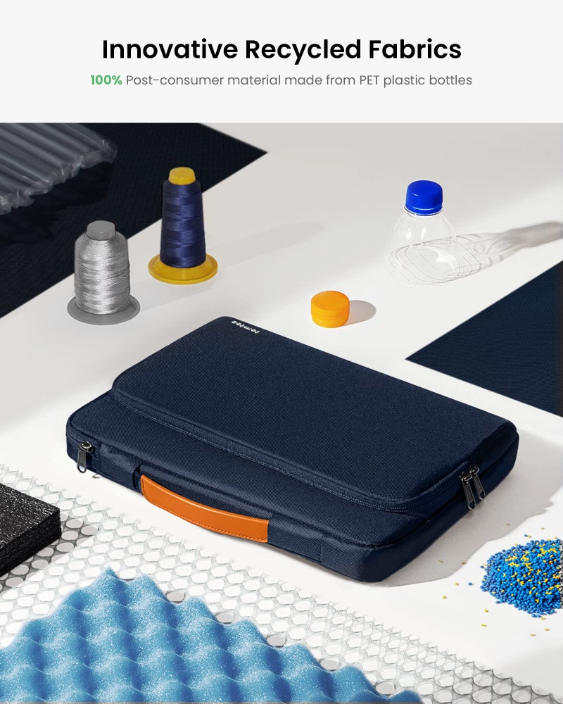 tomtoc 360 Protective Laptop Carrying Case for 2025 13-inch MacBook Air M4/A3240 M3/A3113 M2/A2681 M1/A2337, MacBook Pro M2/A2686 M1/A2337, iPad Pro M4 & iPad Air M3, Water-Resistant Laptop Bag - Image 5