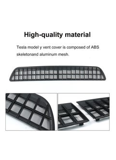 Generic Air Intake Grille Grid Mesh For Tesla Model Y, Air Vent Cover Guard Replacement for Tesla Model Y Accessories, Suitable for 2024 2023 2022 Model Y (Black)  - Image 5