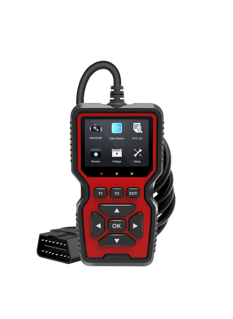 Generic - V519 OBD2 Scanner Full-Color CE Certified Print-Ready Multilingual Auto Diagnostic Tool - Image 1