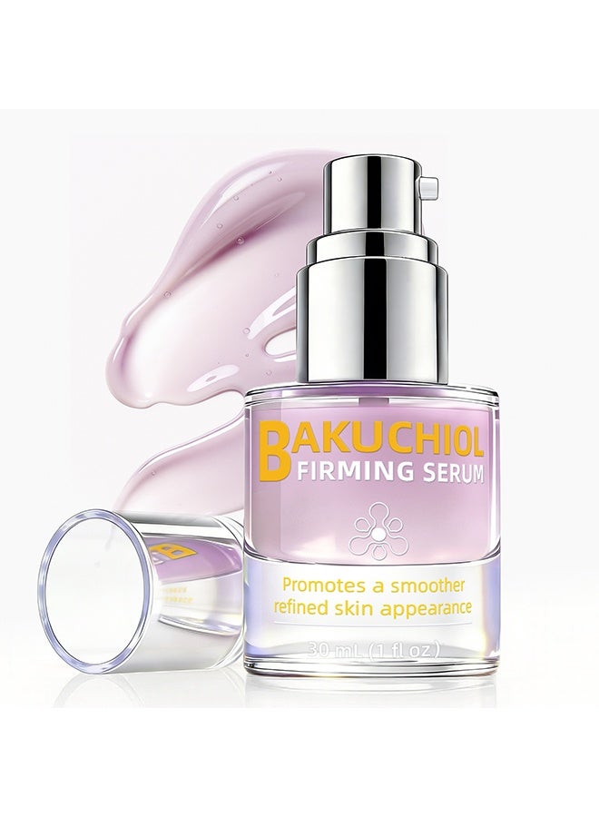 QINGLING Bakuchiol Serum, Natural Retinol Alternative Facial Serum, Refines Pores For Smooth Youthful Skin 30ml - Image 1