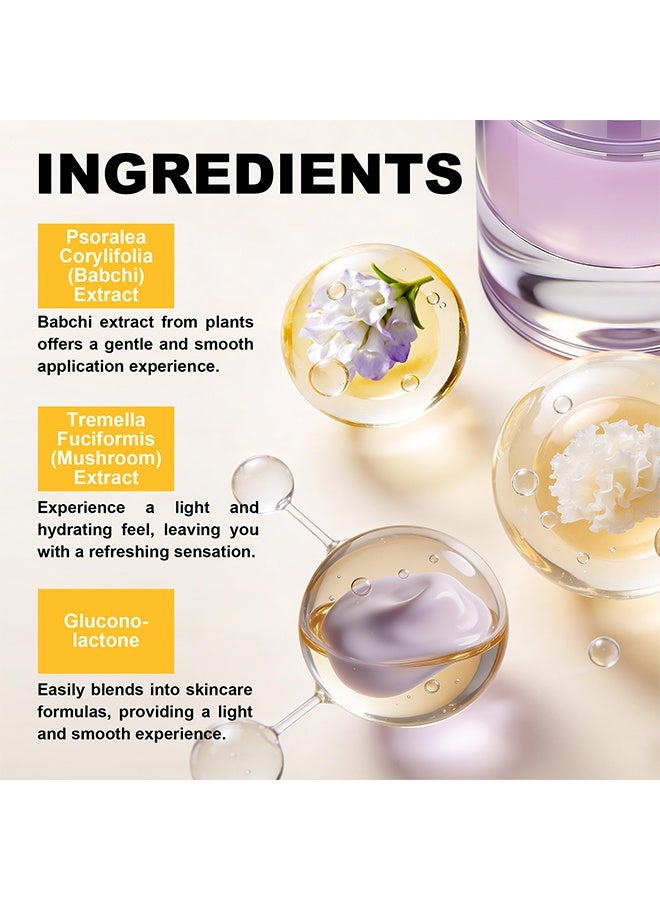 QINGLING Bakuchiol Serum, Natural Retinol Alternative Facial Serum, Refines Pores For Smooth Youthful Skin 30ml - Image 5