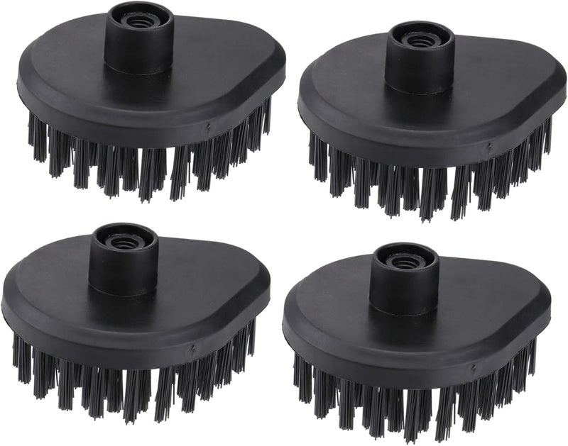 4pcs Household Appliance Brush Head Multi Purpose Cleaning Machine Accessories for Steam Cleaning Durable Easy to Install Versatile Scrubbing - Image 1