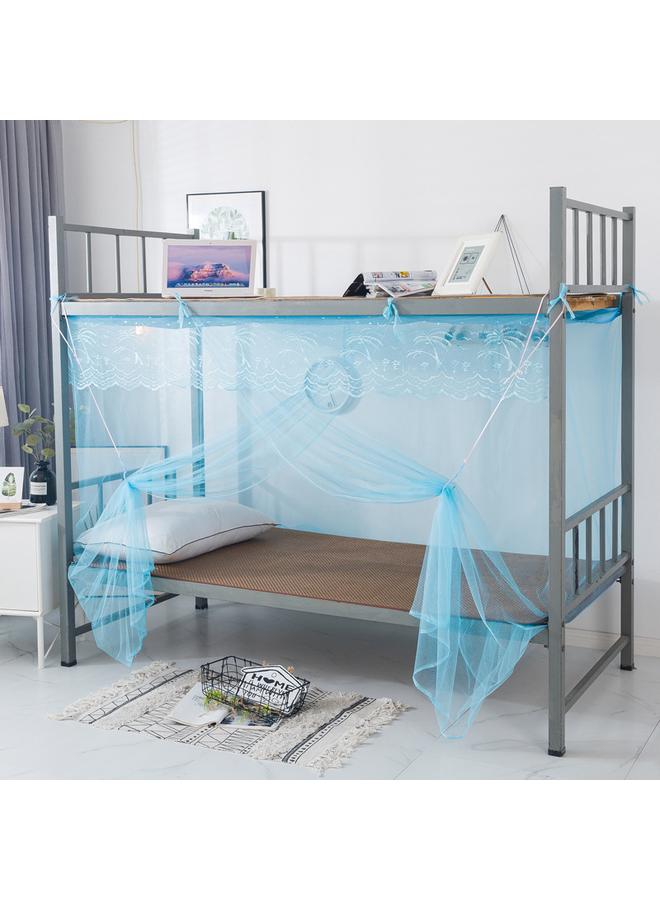 Bluejw Student Dormitory Zipper Mosquito Net Dust Top 0.9m Upper And Lower Bunk Bedroom 1m Single Double Bed 1.2 Household 1.5 Meters - Image 1