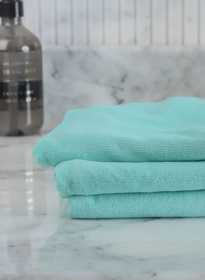 Turquoise bath towel, size 140*70 cm, RJ