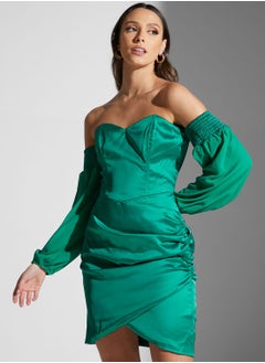 Chi-Chi London Bardot Sweetheart Neck Dress  - Image 1