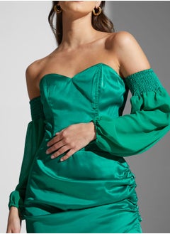 Chi-Chi London Bardot Sweetheart Neck Dress  - Image 3