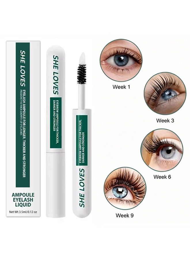 شيلافز أمبولة رمش السائل رمش أمبولة لفترة أطول وأكثر سمكا وأقوى ، وتعزيز النمو الكثيف للرموش ومنعها من السقوط - Image 1