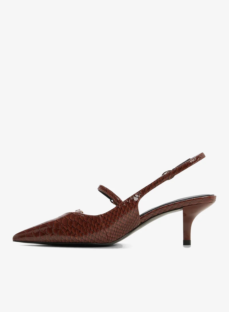 Aldo  JACQUIE Pointed Toe Slingback Pumps for Women | Best Price UAE
