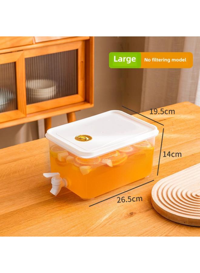Refrigerator Cold Kettle Summer Cold Drink Fruit Tea Ice Cold Water Bucket Large Capacity Timing Gold Plated Cold Water Kettle With Tap 